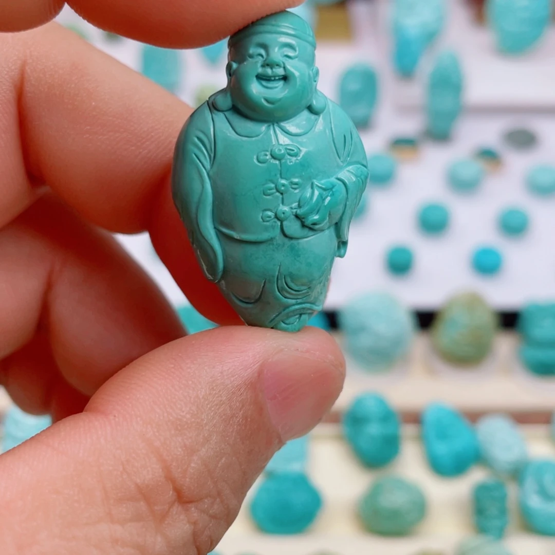绿松石未镶嵌吊坠(不含链)小财主