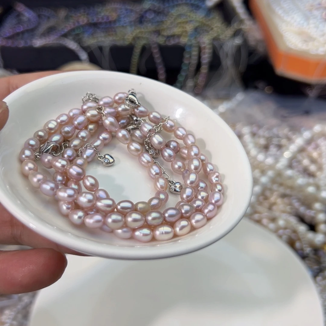 淡水珍珠手链5未镶嵌