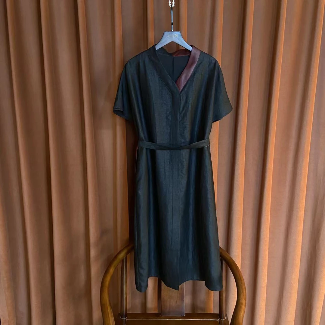 【春浓】2025春季新款复古连衣裙中长款新中式气质国风女装裙子