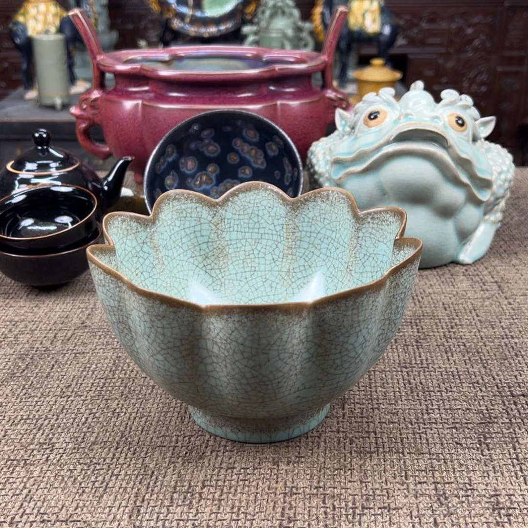 Lao窑瓷直播间开门货陶瓷艺术品正能量开门货