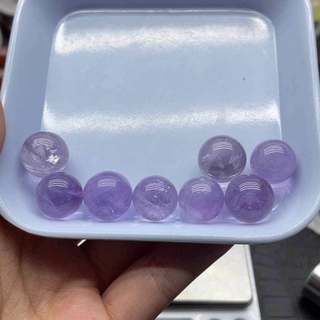 水晶45未镶嵌不*得紫水晶球