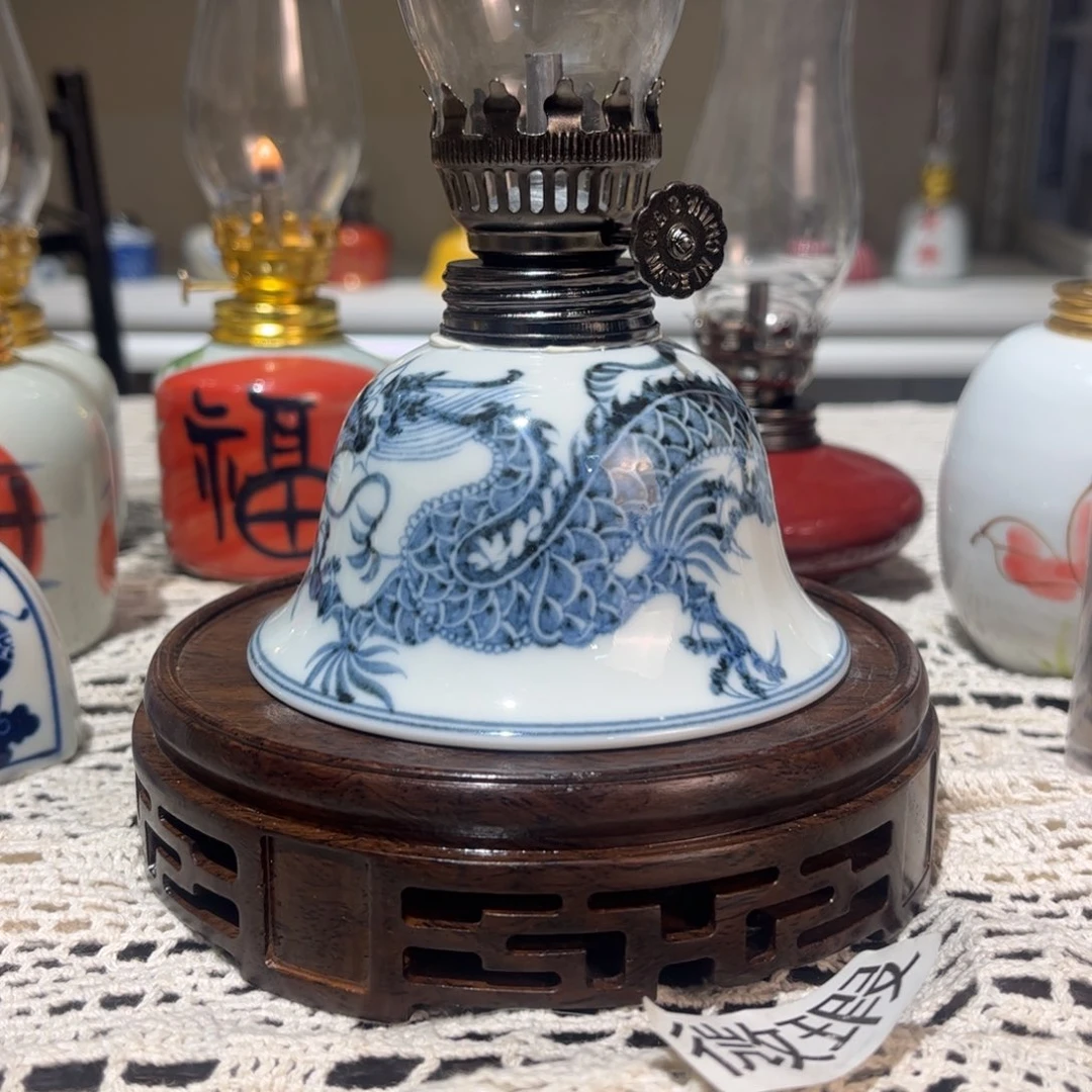 摆件景德镇陶瓷香薰灯