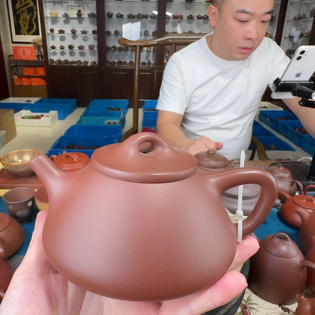 茶壶紫砂石瓢紫泥