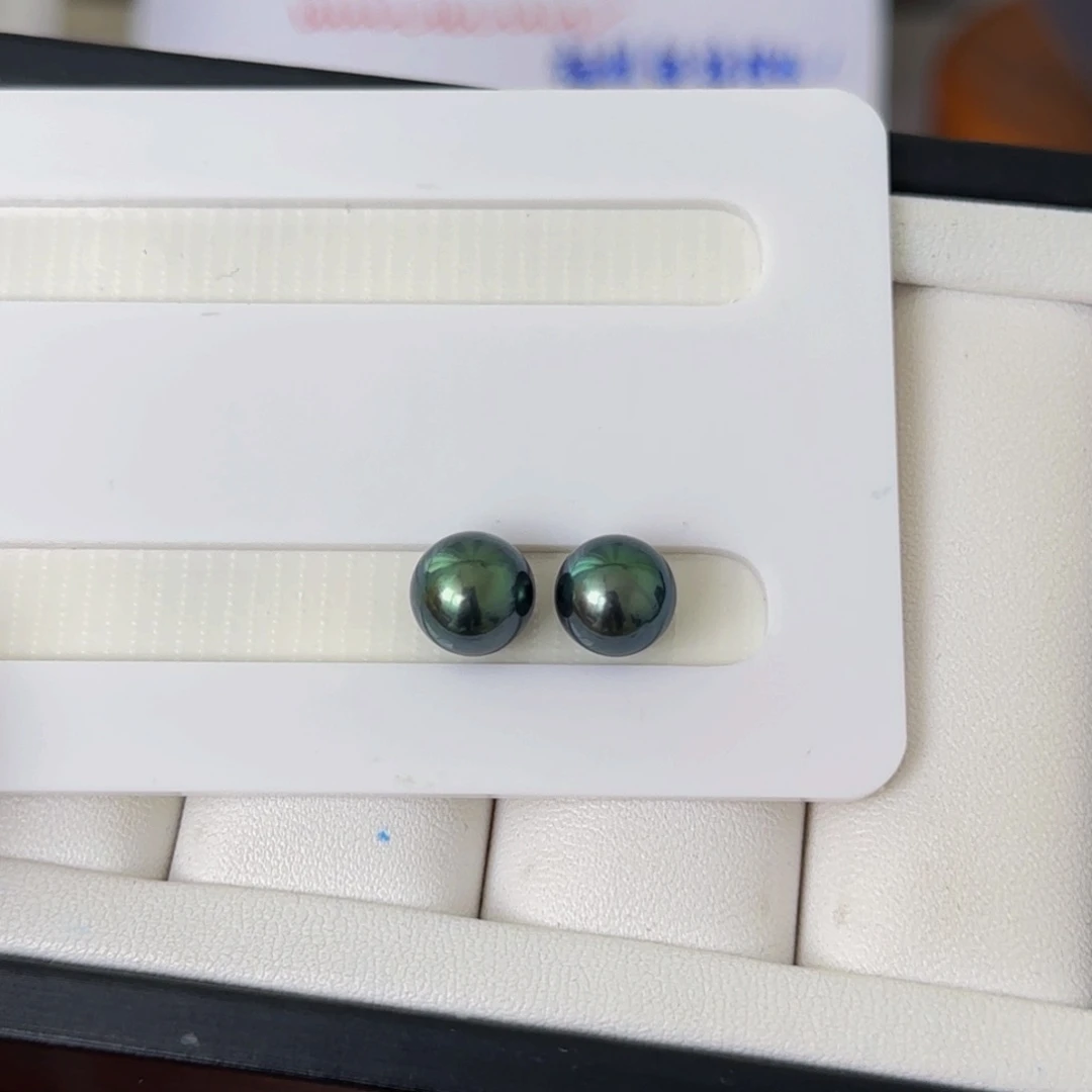 海水珍珠裸珠未镶嵌大溪地裸珠9-10mm可定制爱