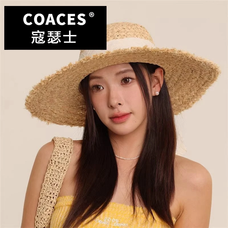 寇瑟士COACES海边草帽夏季防紫外线防晒遮阳帽子