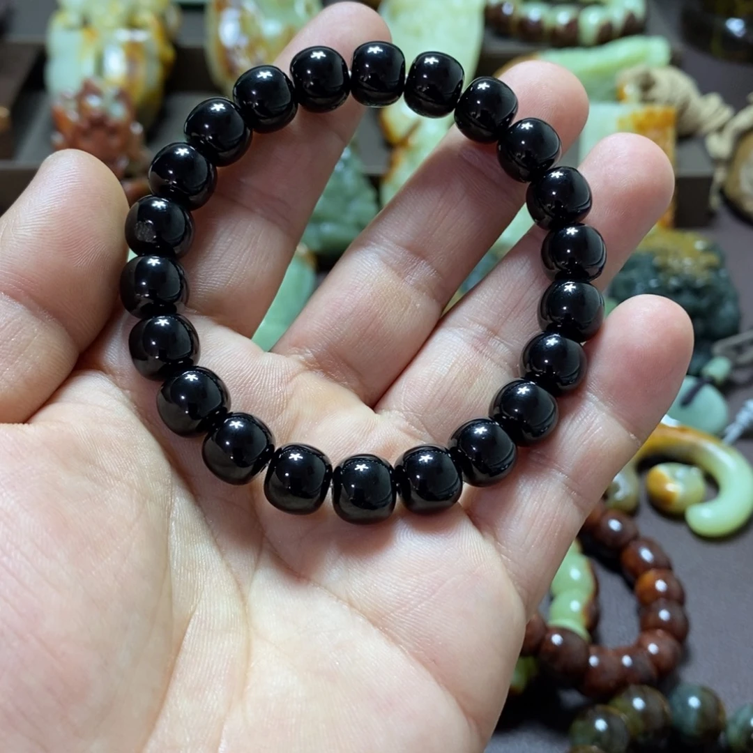 L***X透闪石质玉未镶嵌手链