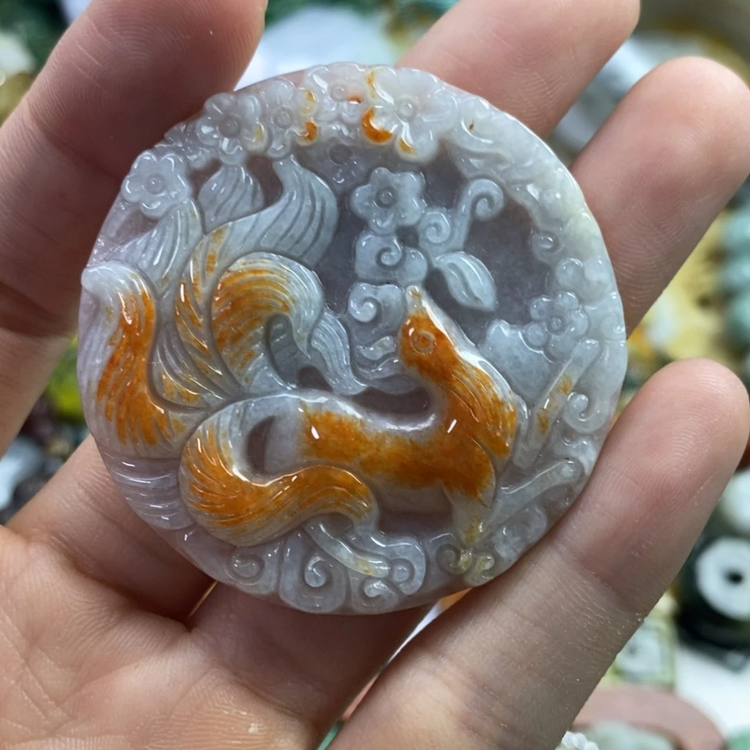 翡翠未镶嵌颈饰吊坠