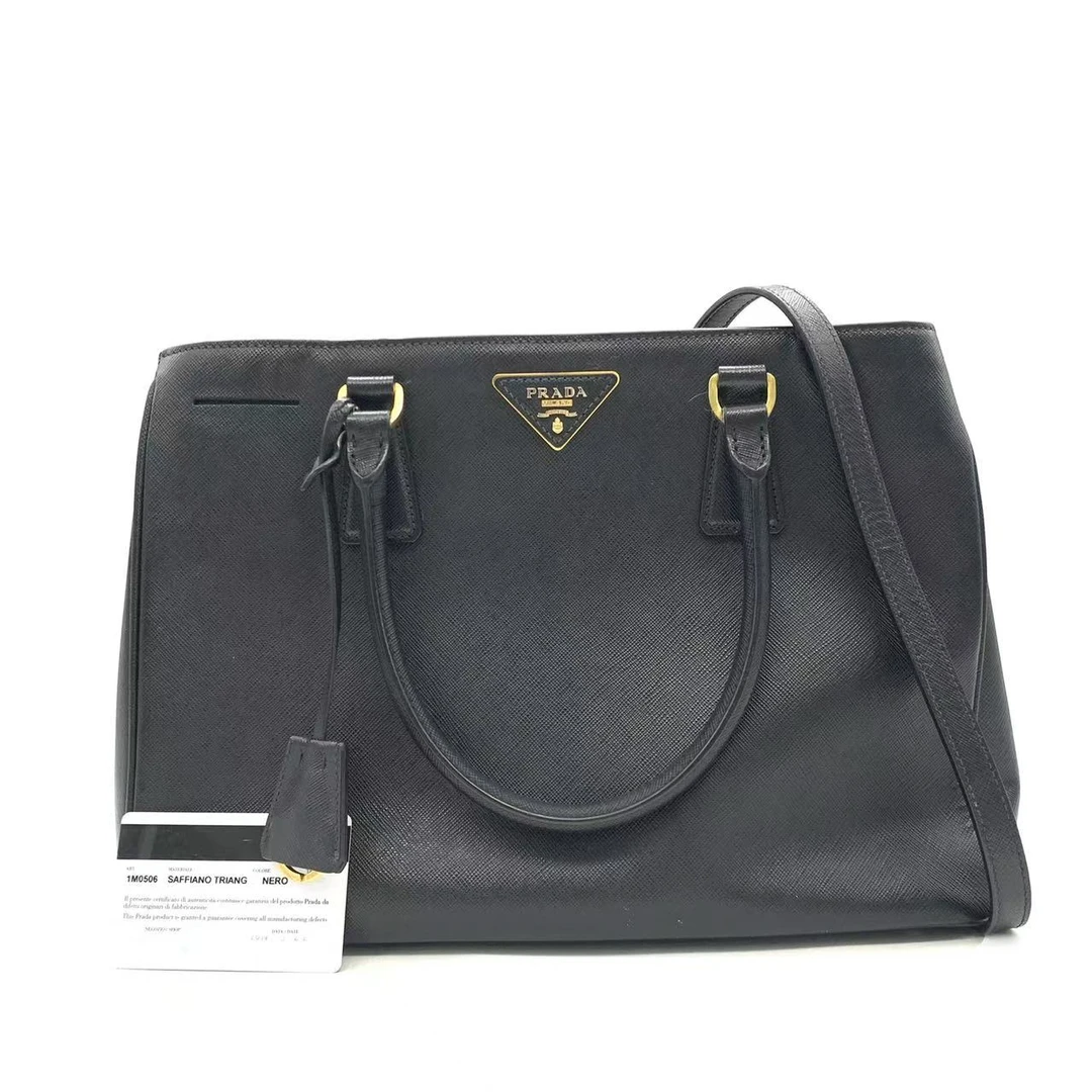 95新 Prada/普拉达 【安则专属】黑色中号杀手托特包