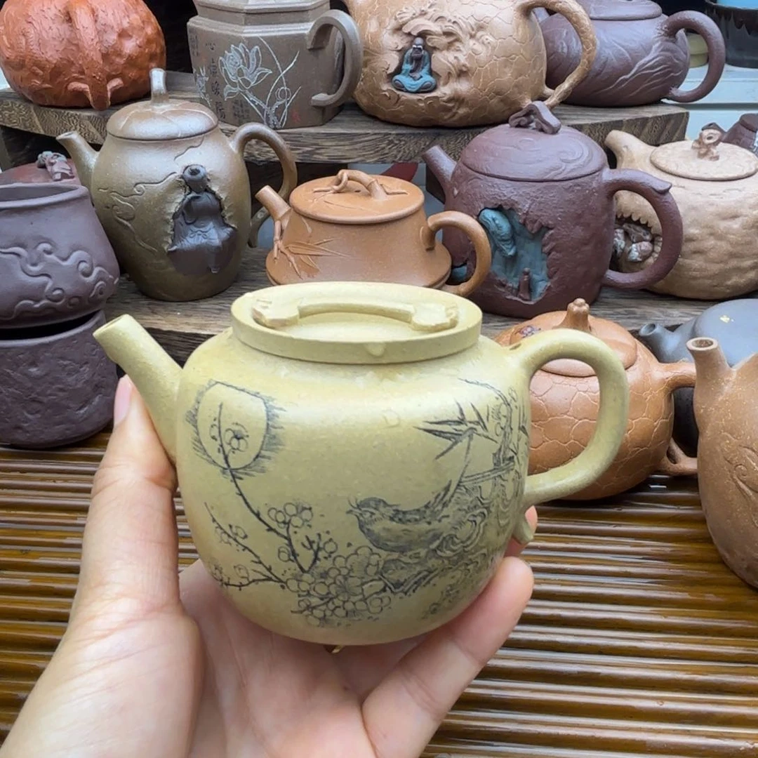 茶壶紫砂本山段花好月圆170c c