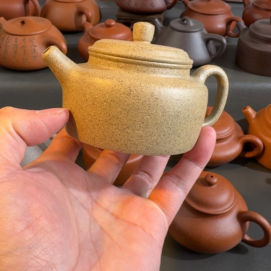 紫砂茶壶全手工制作青段德中壶