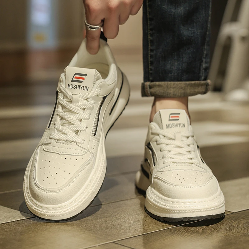 玛古芭网面鞋男款厚底增高时尚百搭潮流夏季透气韩版轻奢休闲鞋子
