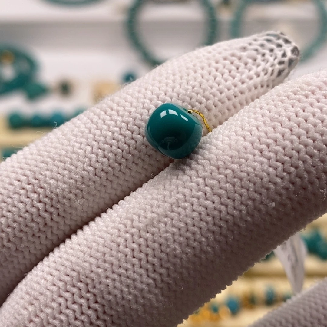 未镶嵌绿松石珠宝奇石老型7.7