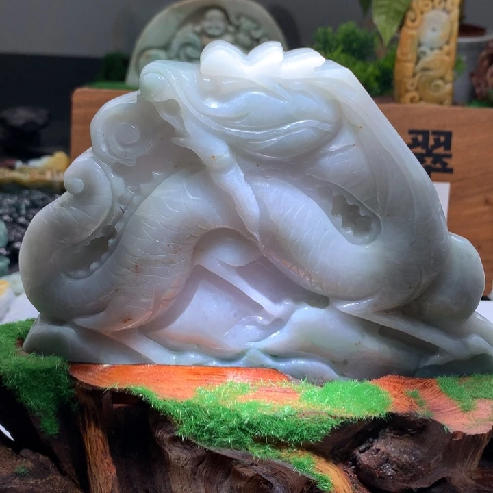 星***瀚翡翠未镶嵌颈饰保真天然A货翡翠