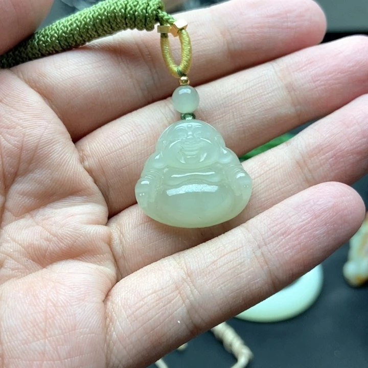 和田玉未镶嵌吊坠(不含链)