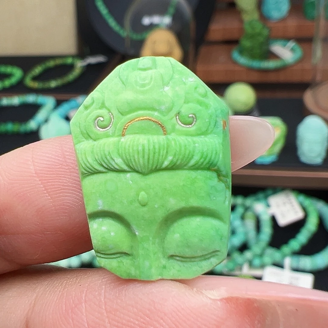 未镶嵌绿松石绿松石主播璐璐