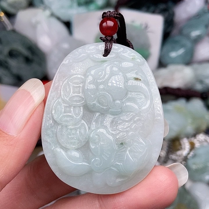 颈饰未镶嵌翡翠翡翠
