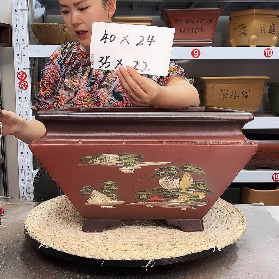 紫砂花盆紫砂花盆