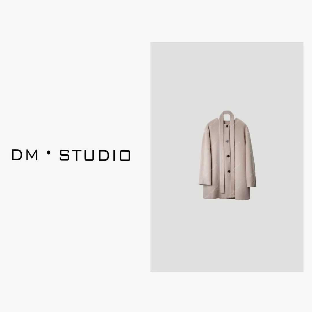 -DM•STUDIO/驼绒+绵羊毛高级感气质混血毛呢外套（24299）