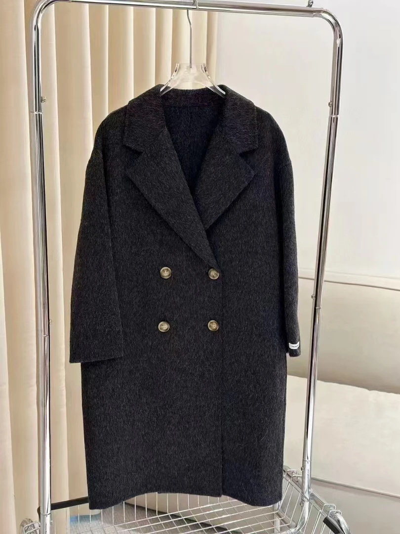 50  气质轻奢时尚百搭复古宽松秋冬大衣