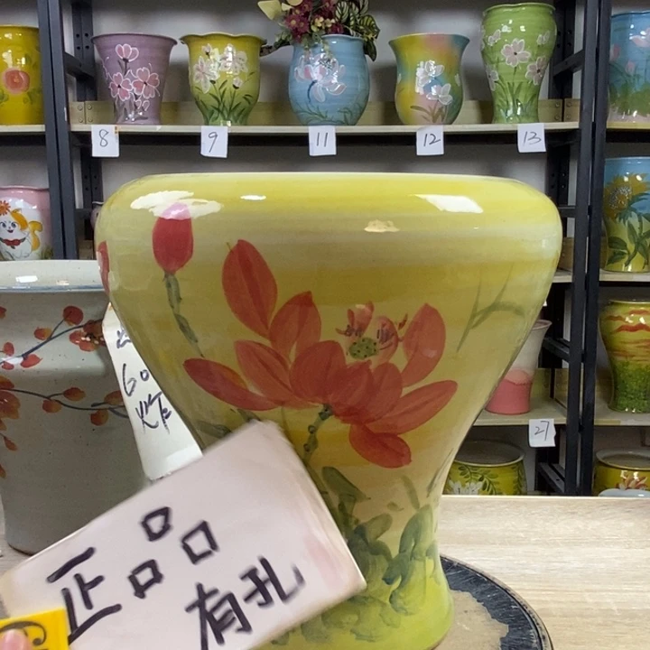 景德镇高温陶瓷花盆