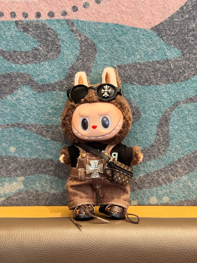 娃衣不带娃【大牌娃衣】拉布布一二三代通用娃衣可爱挂件可穿