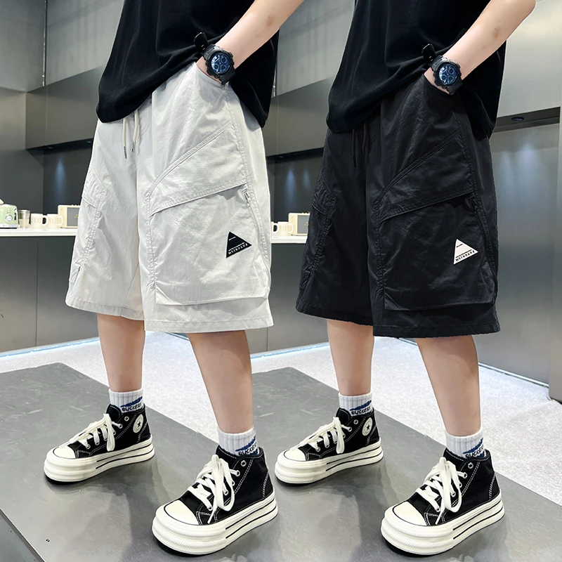 男童短裤夏季速干五分裤中大童韩版男孩宽松休闲中裤夏装儿童裤子