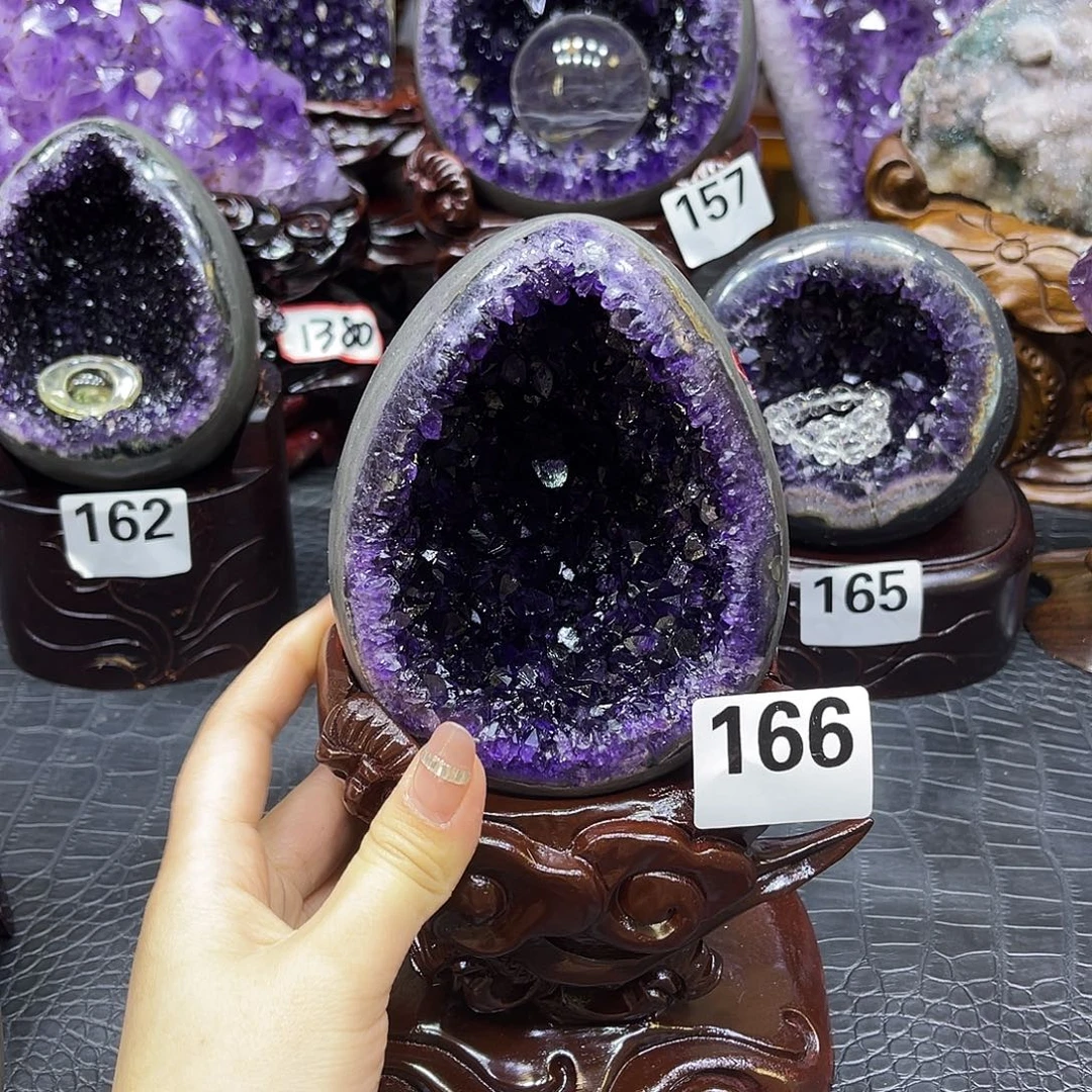 左***毛未镶嵌紫晶大型摆件（非配饰）