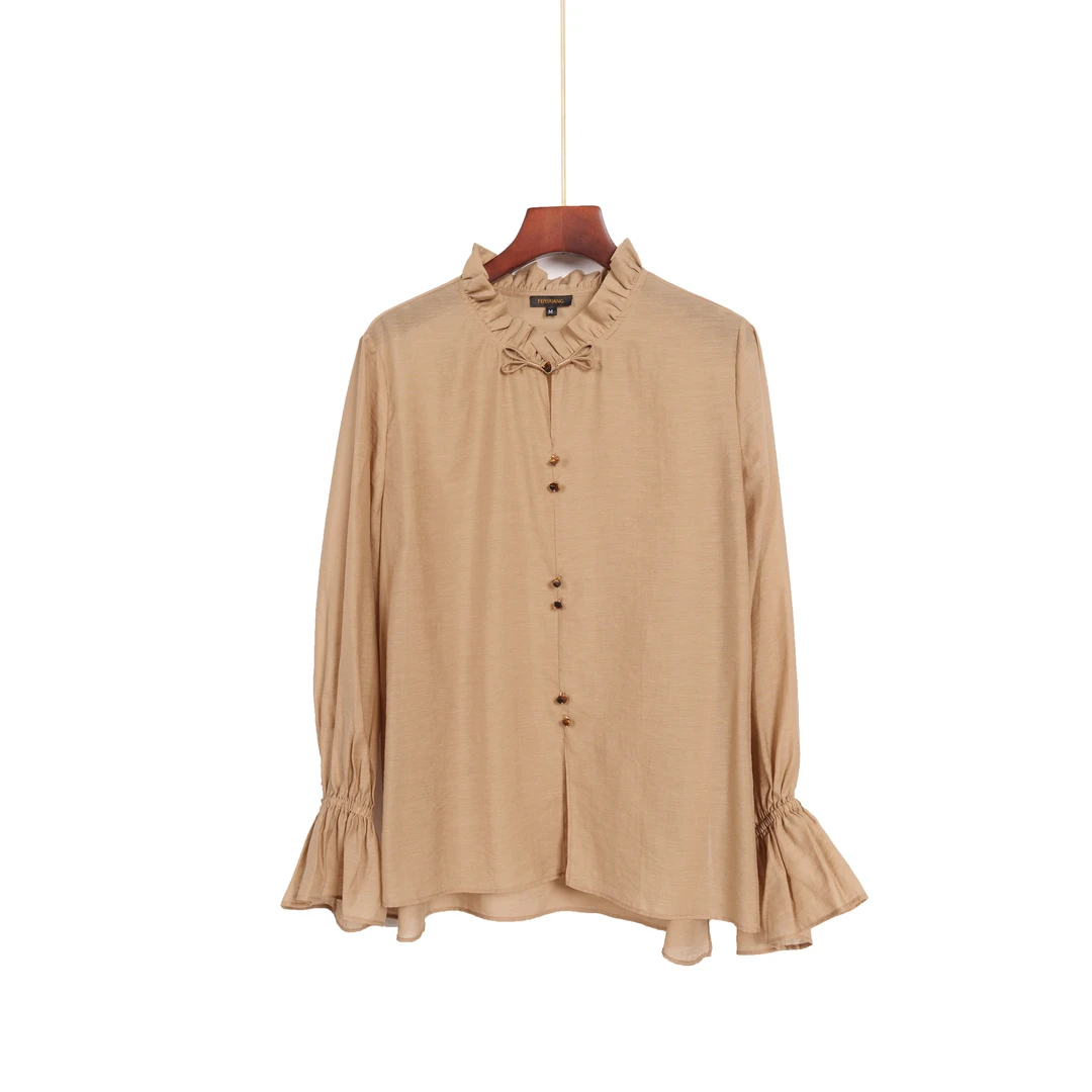 朱总原创设计2C241雪霁琼华衬衫