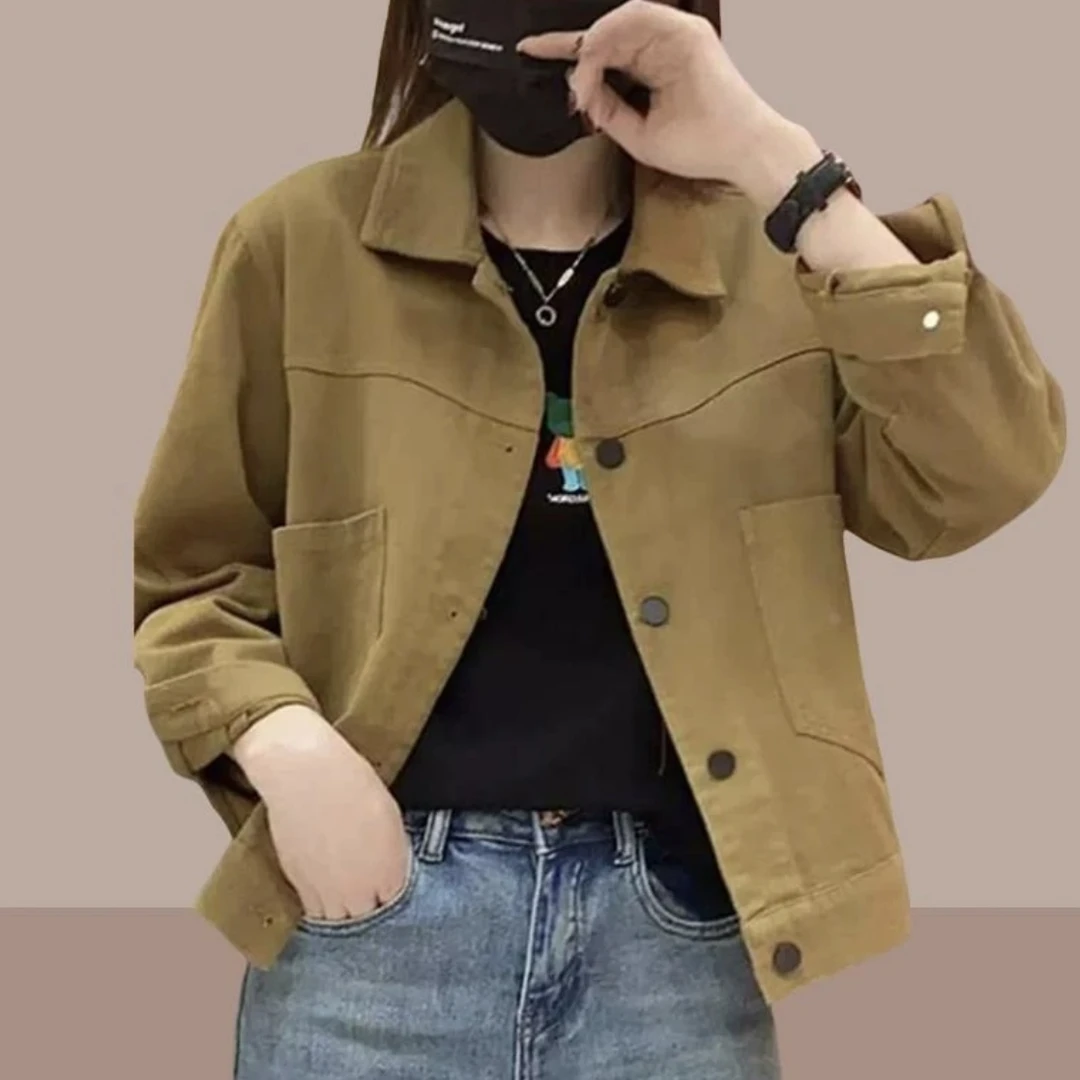 早春秋季新款女士短外套牛仔上衣爆款女装夹克短款小个子洋气2379