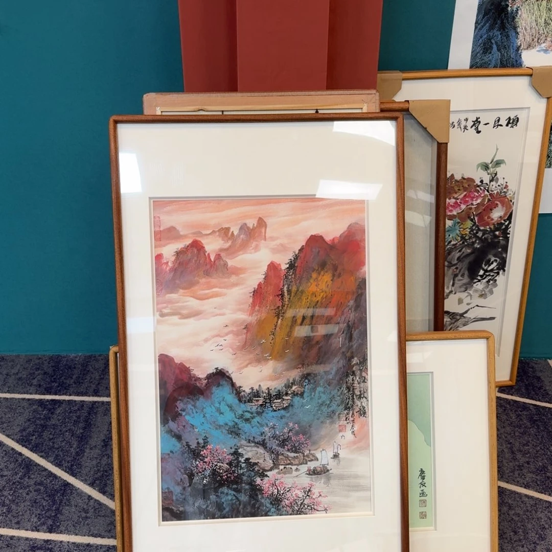 国画资春成老师四尺三开68*45