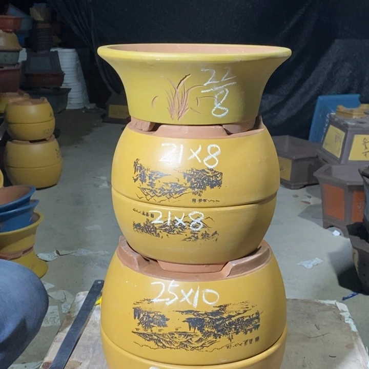 紫砂花盆紫砂紫砂