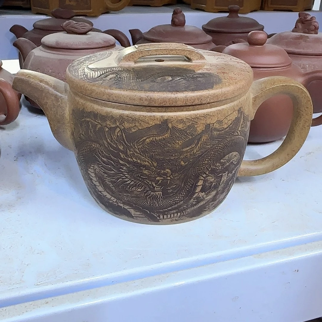 茶壶紫砂宜兴紫砂壶瑕疵