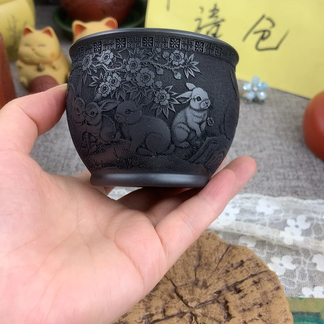 茶杯紫砂高端主人杯