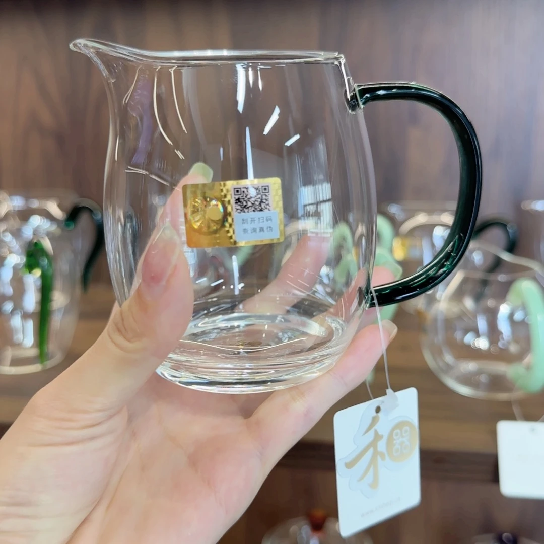 澄然墨绿色公道杯