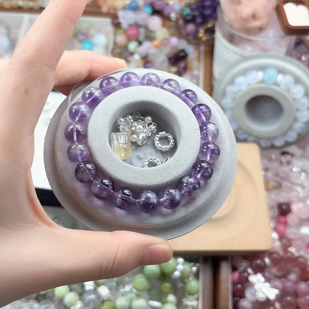 水晶手链未镶嵌好