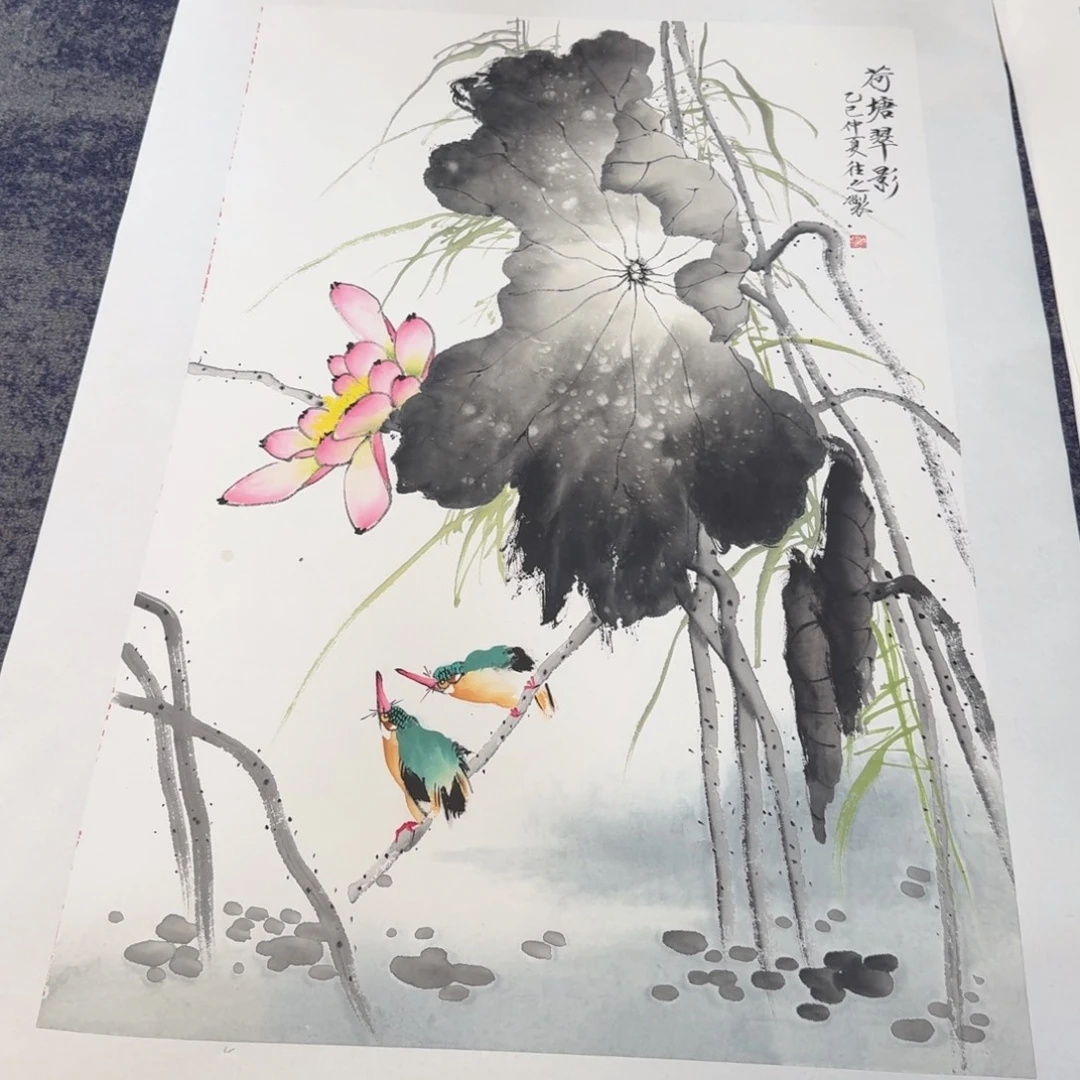 国画国画作品山水花鸟