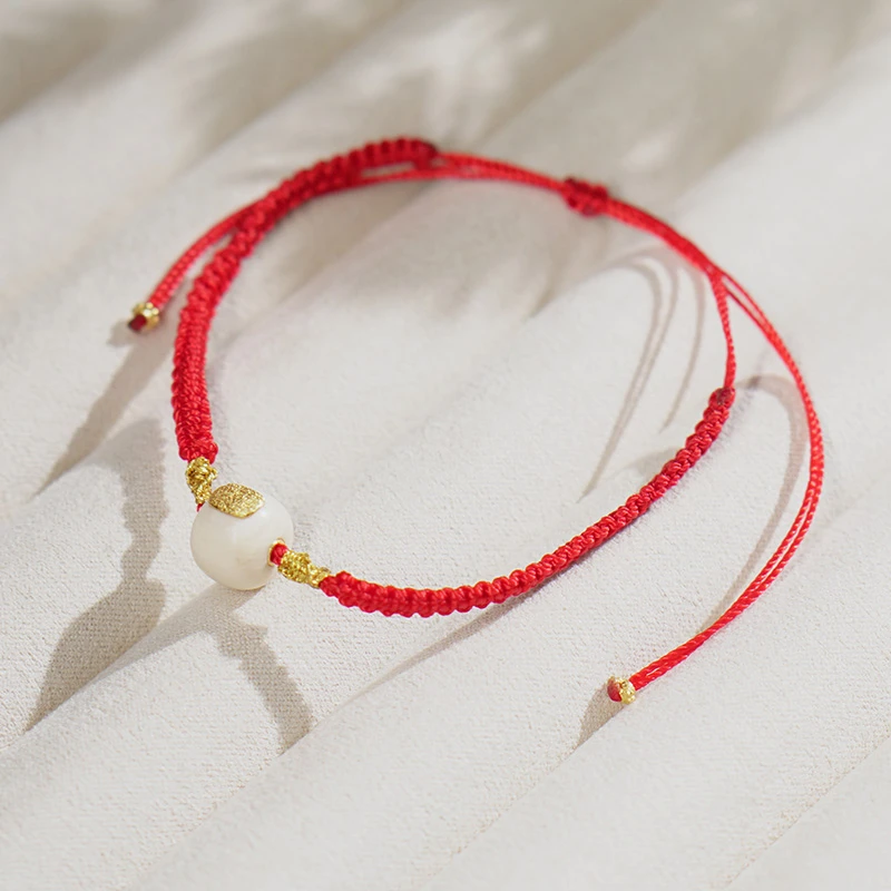 【五条】猛犸牙五条经文原创设计手工编绳国风简约百搭手串