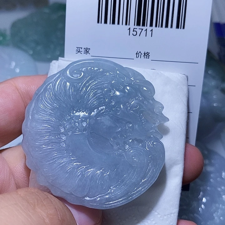 翡翠未镶嵌颈饰天光墟翡翠市场现金代购