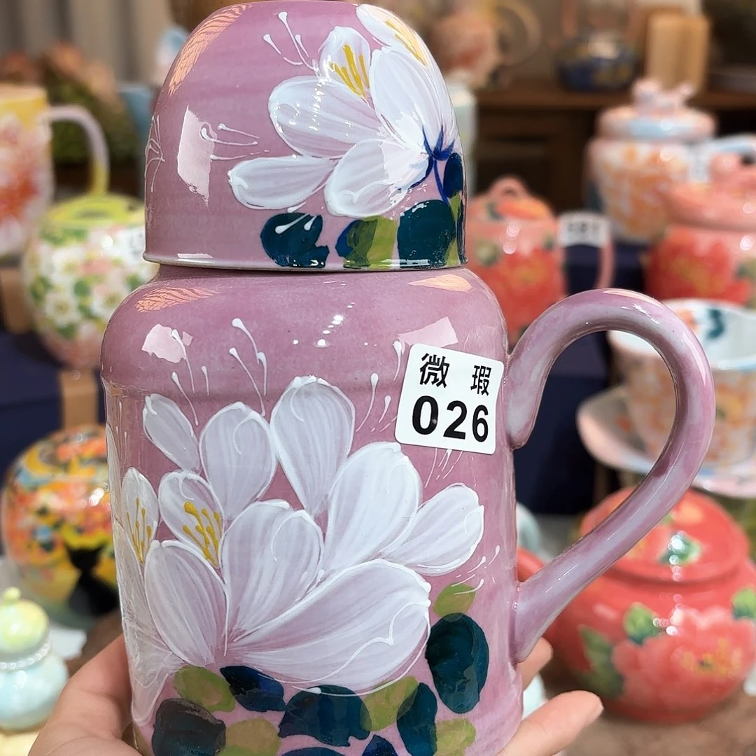 小***妃景德镇手绘高温釉下彩陶瓷茶具