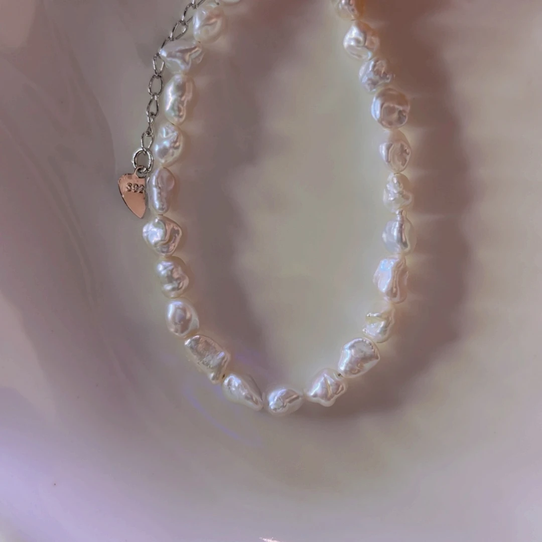 淡水珍珠手绳合金