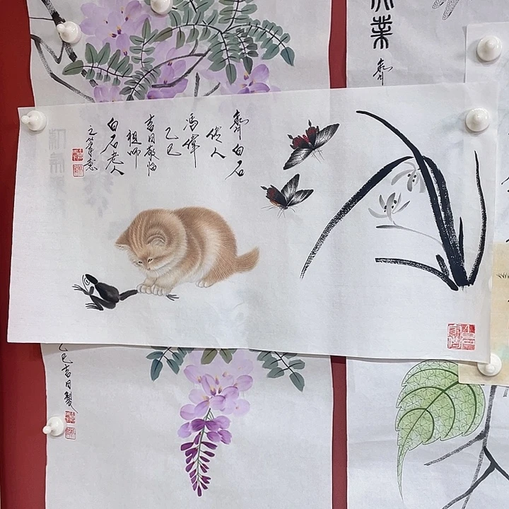 国画冯老师手绘作品