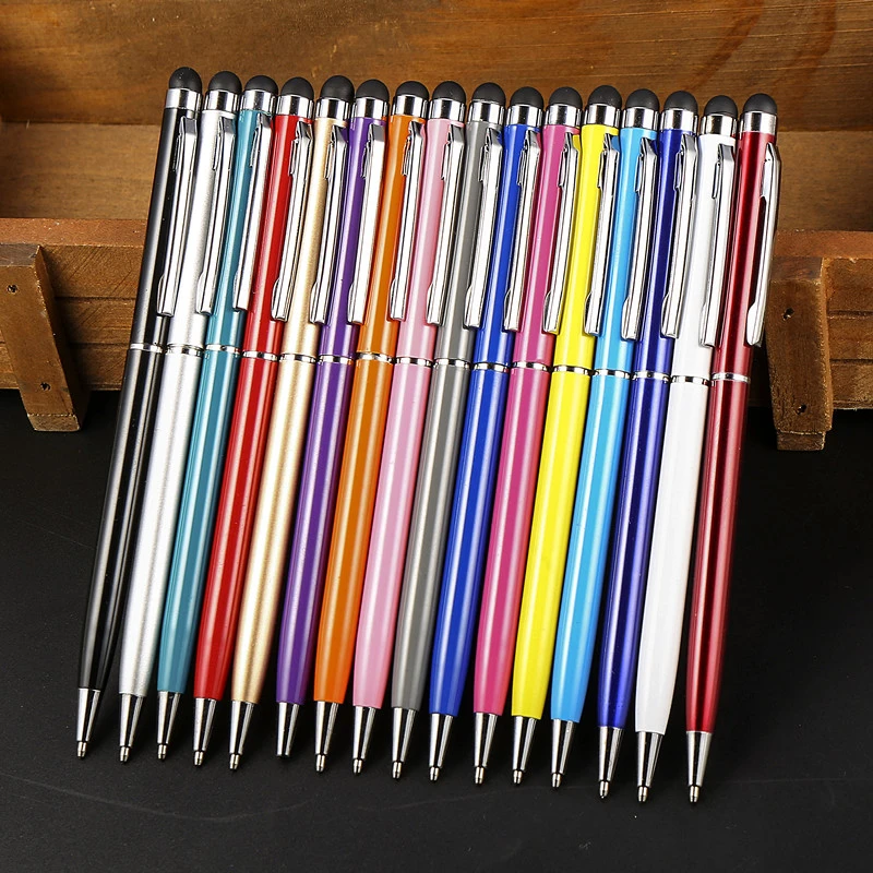 笔适用于手机平板电脑圆珠圆珠笔写字单头金属