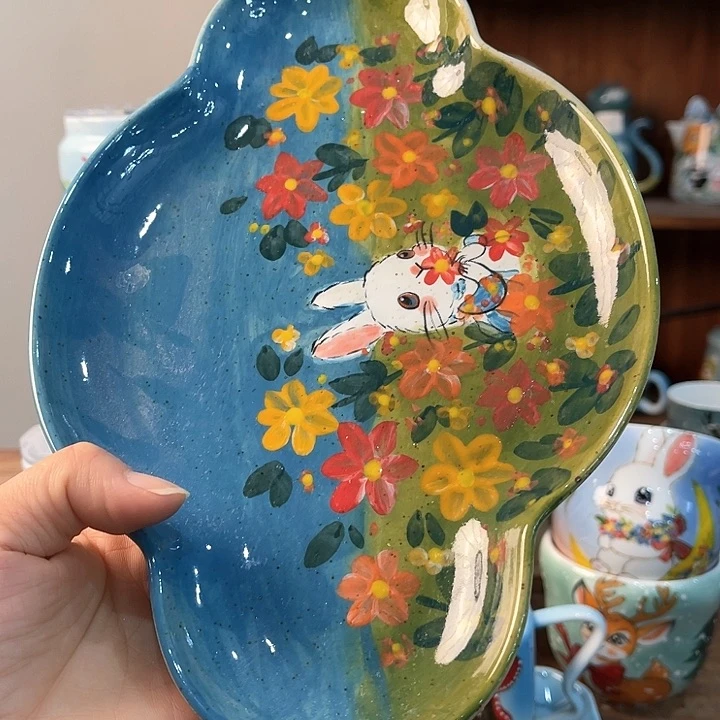 陶景德镇釉下手绘陶瓷