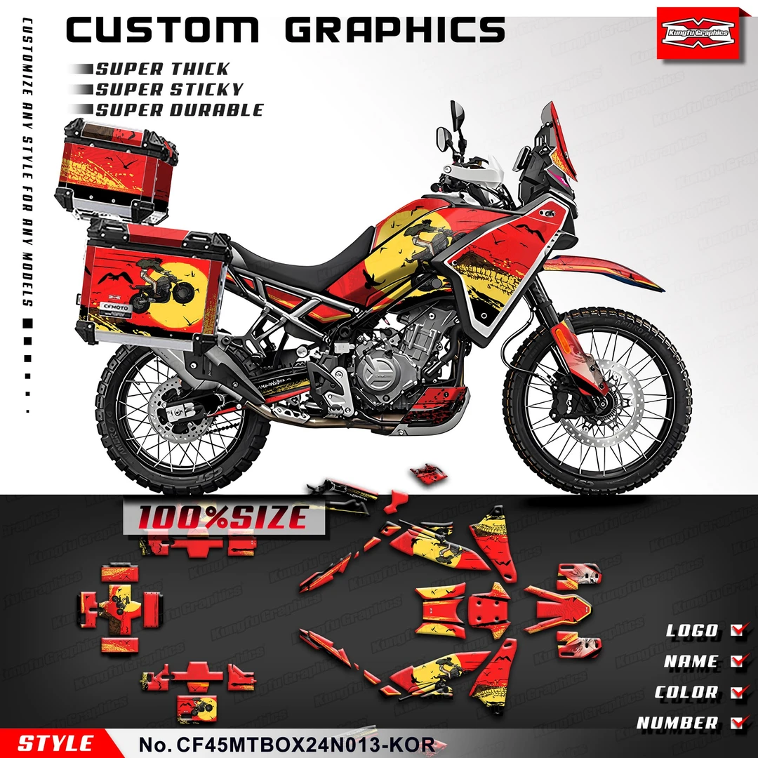 版画 贴膜改装适用于CFMOTO 450MT 春风 MT450 摩旅拉力车耐用
