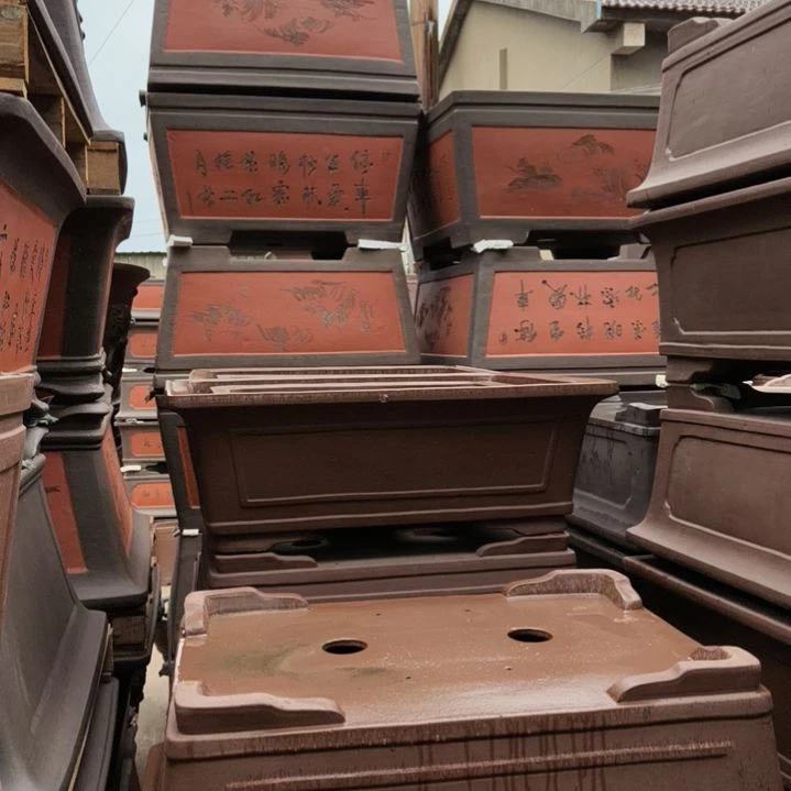 乔***厨外径80-60-28紫泥马槽1个