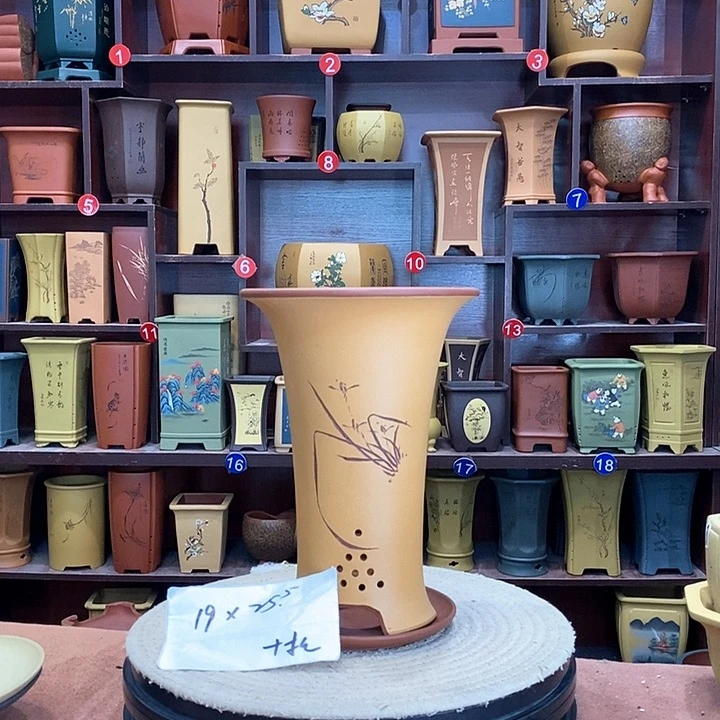 紫砂花盆紫砂花盆