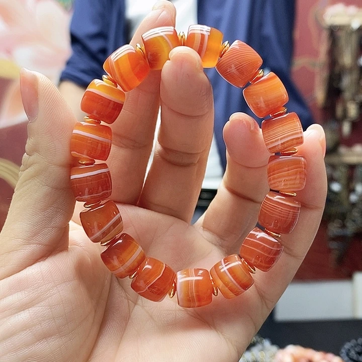 玛瑙/玉髓颈饰合金