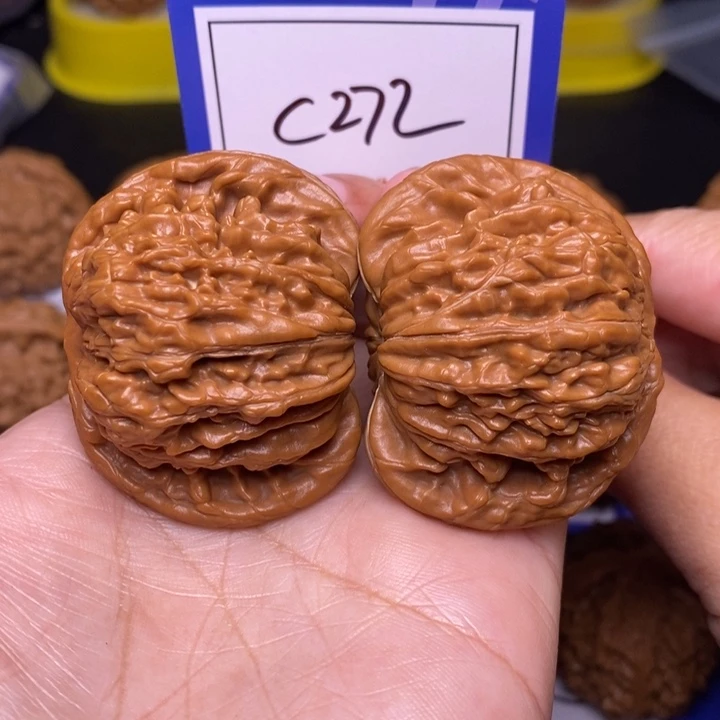 文玩核桃把件46全品四座楼c272