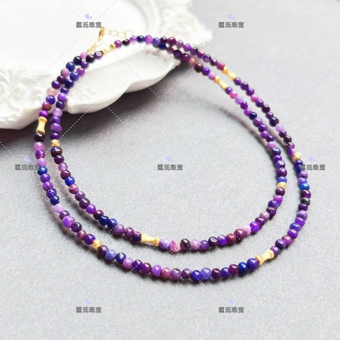 匡氏甄选 18K舒俱来帝王紫项链3mm Z-HL-A1912（多样性发一）