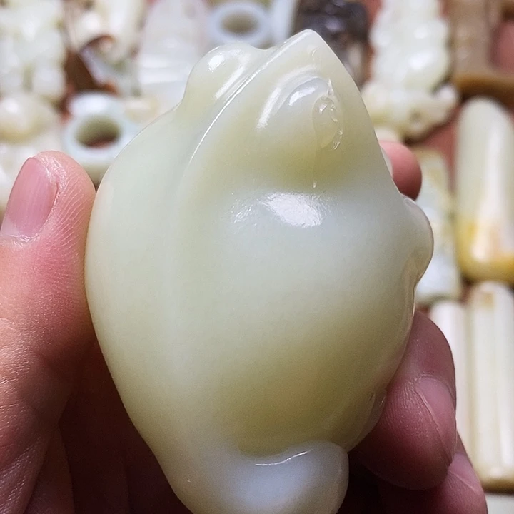 修***生和田玉未镶嵌挂件